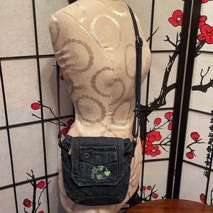 Reuse Jeans Crossbody Purse